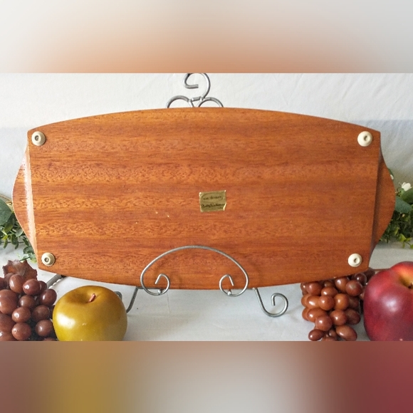 1970s "Gail Craft Quality Woodenware Japan" - Cheese Board - Picture 3 of 10